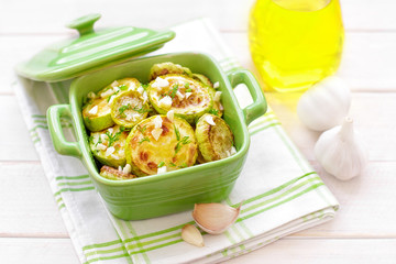 Fried zucchini