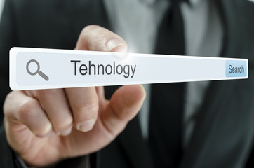 Word Technology written in search bar