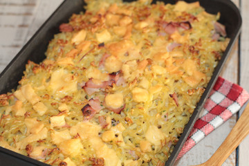 gratin de pâtes
