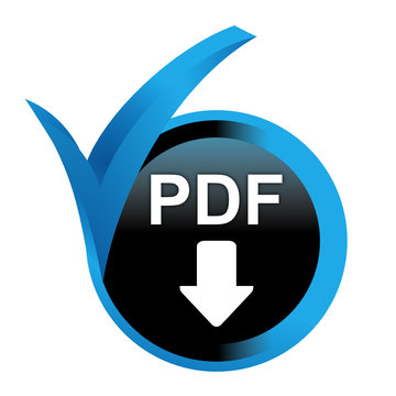 pdf sur bouton valid&eacute; bleu
