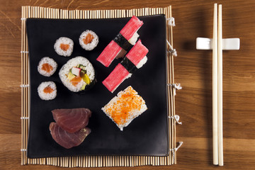 Delicious fresh sushi