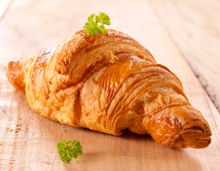 Fresh croissant