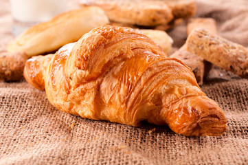 Croissant meal