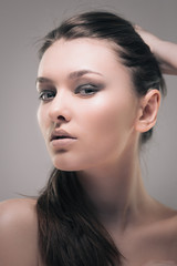 Fototapeta premium Fashion brunette beauty