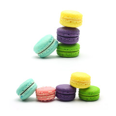 Tasty colorful macaroon