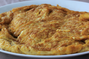 Closeup omlet Thai Style