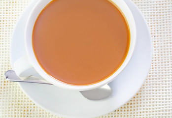 cocoa with candy
