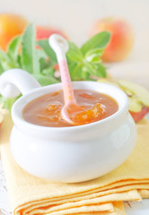 jam and apples