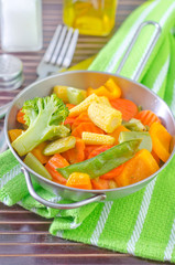 fried vegetables