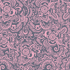 Hand drawn oriental pattern