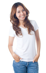 Fototapeta premium Girl in jeans