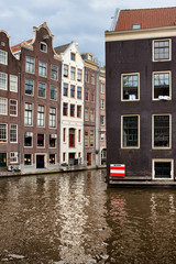 Fototapeta na wymiar Canal Buildings in Amsterdam