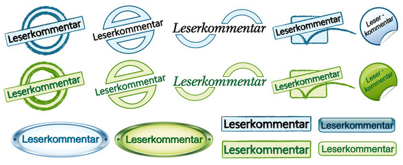 Buttonset Leserkommentar