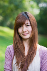 Naklejka premium Chinese woman portrait