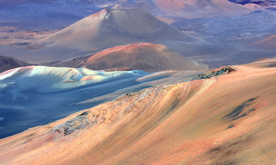 Haleakala crater maui Island hawaii