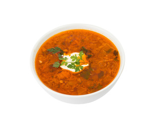 soup with sour cream