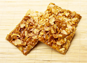 Almonds in sugar syrup