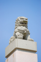 Obraz premium stone lion