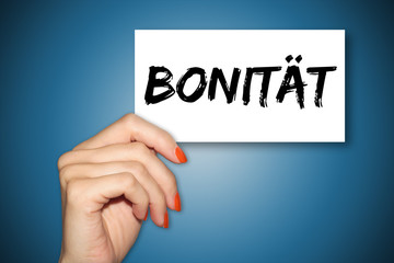 Karte - Bonität