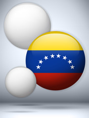 Venezuela Flag Glossy Button