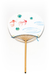 団扇 金魚