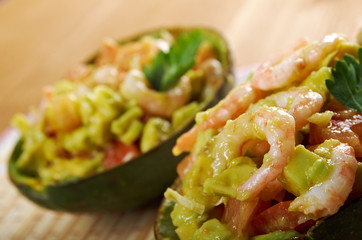 Avocado and Shrimps Salad