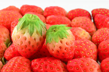 Closeup fresh strawberry