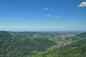 Fototapeta na wymiar Renchtal im Schwarzwald