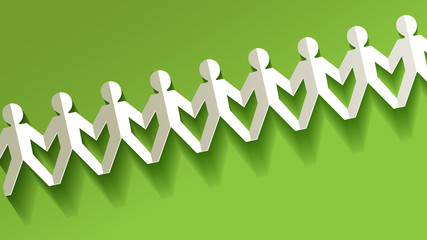 Papier M&auml;nnchen Hinretgrund Gr&uuml;n