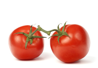 Two tomatoes.