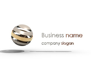 business name 3d vector