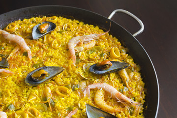 Paella de marisco