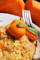 Risotto di zucca