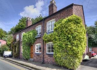 Detached House with Ivy, UK