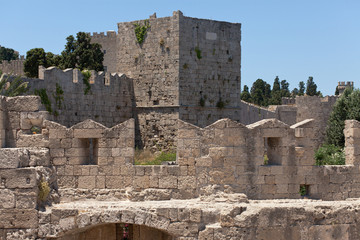 Fototapeta na wymiar Castle walls