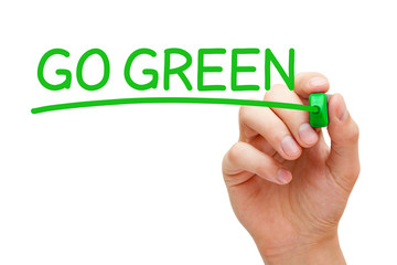 Fototapeta premium Go Green Concept