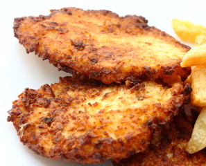 Schnitzel with fries
