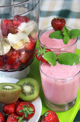 Fresh vivid smoothie