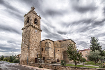 Fototapeta na wymiar Rivabellosa Church, Alava