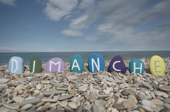 Dimanche, seventh day of the week