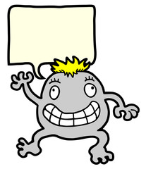 Happy puppet