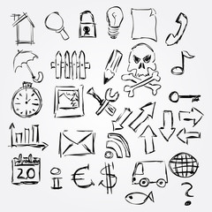 scribble icons