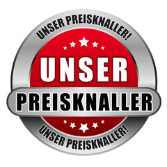 5 Star Button rot UNSER PREISKNALLER UP UP