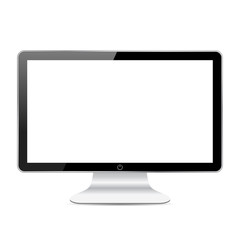 Vector computer monitor illustration