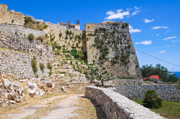 Fototapeta na wymiar City walls. Castro. Puglia. Italy.