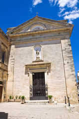 Fototapeta na wymiar Church of St. Francesco. Poggiardo. Puglia. Italy.