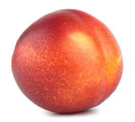 Nectarine fruit isolated on white background