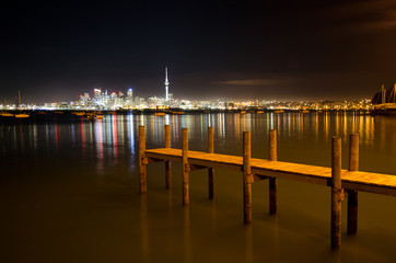 Obraz na płótnie Canvas Auckland Skyline