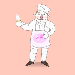 Ice cream vendor.
