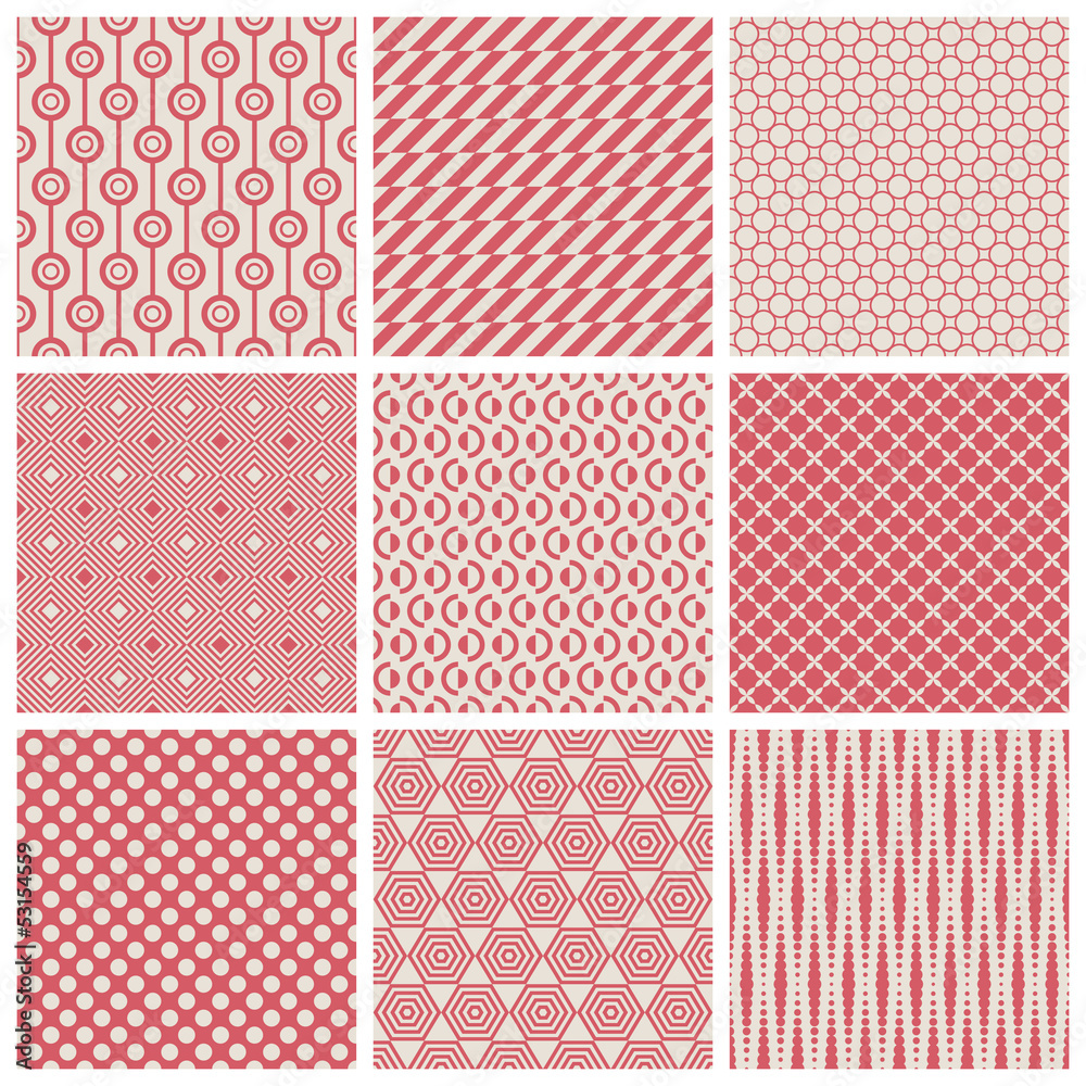 Poster seamless patterns